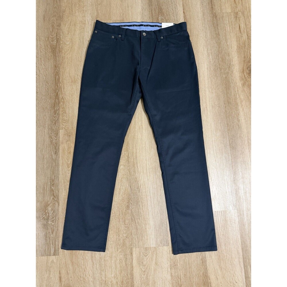 Brooks Brothers NWT Lightweight Advantage Chino Stretch Navy Blue Men’s 34x32